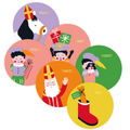 cadeausticker sinterklaas kassaplan
