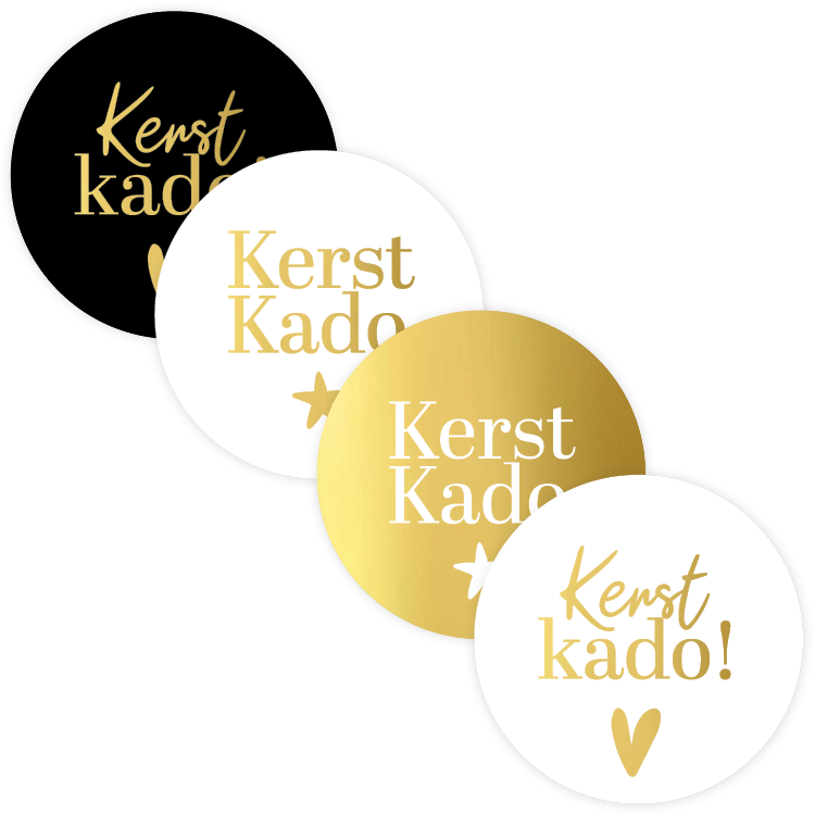 cadeausticker kerstkado!