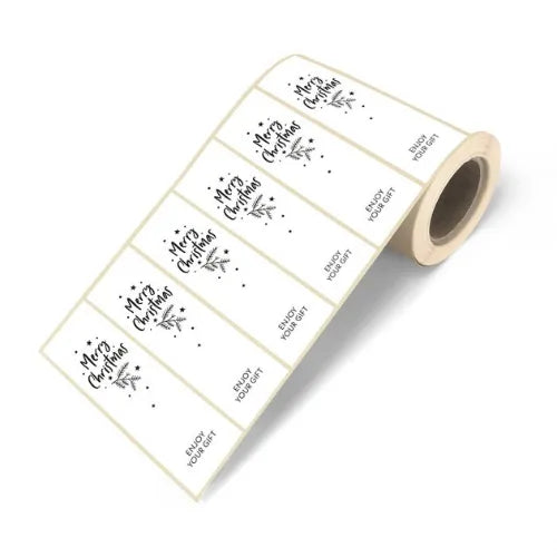 cadeausticker merry christmas