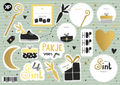 stickervel pakjesfeest