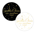 cadeausticker sparkle & shine it's christmas time