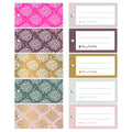 cadeaulabels pineapple pattern