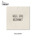 cadeaulabel heel erg bedankt annie with the bamboo