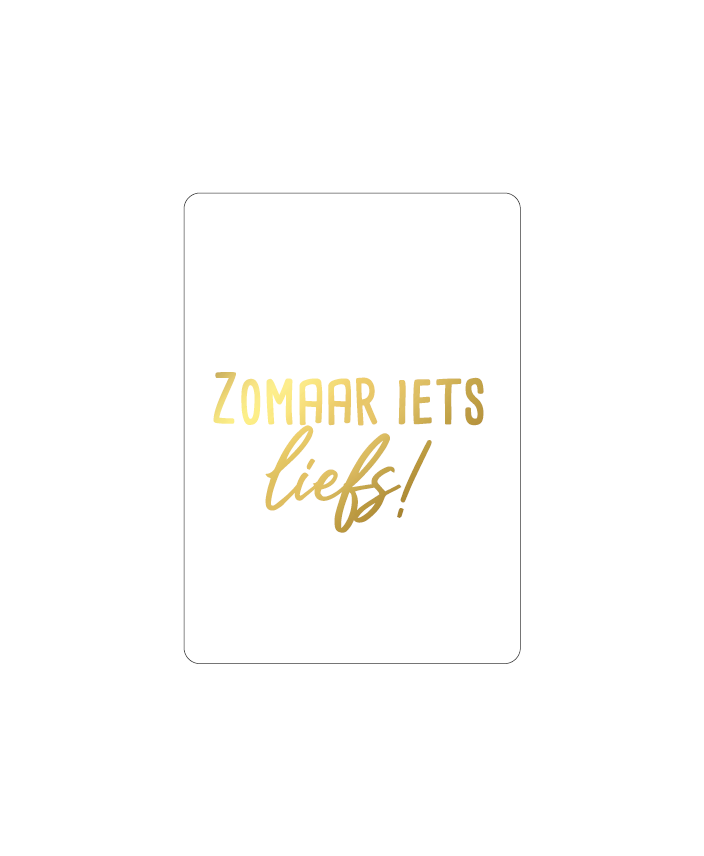 cadeaukaart zomaar iets liefs!