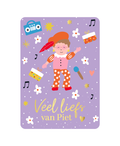 kaart veel liefs van piet