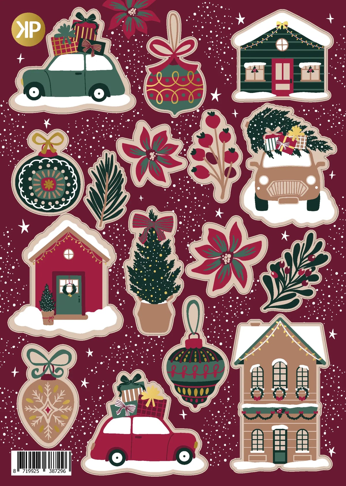 stickervel christmas