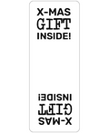 sluitsticker xmas gift inside