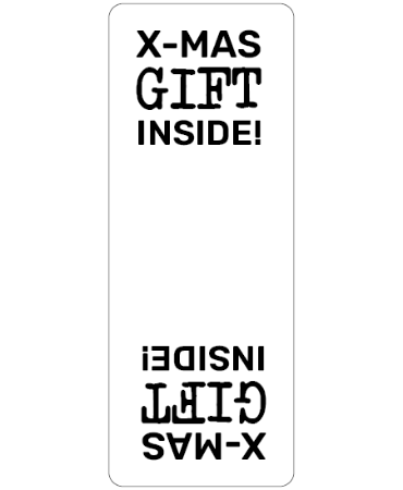 sluitsticker xmas gift inside
