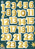 stickervel advent luxe