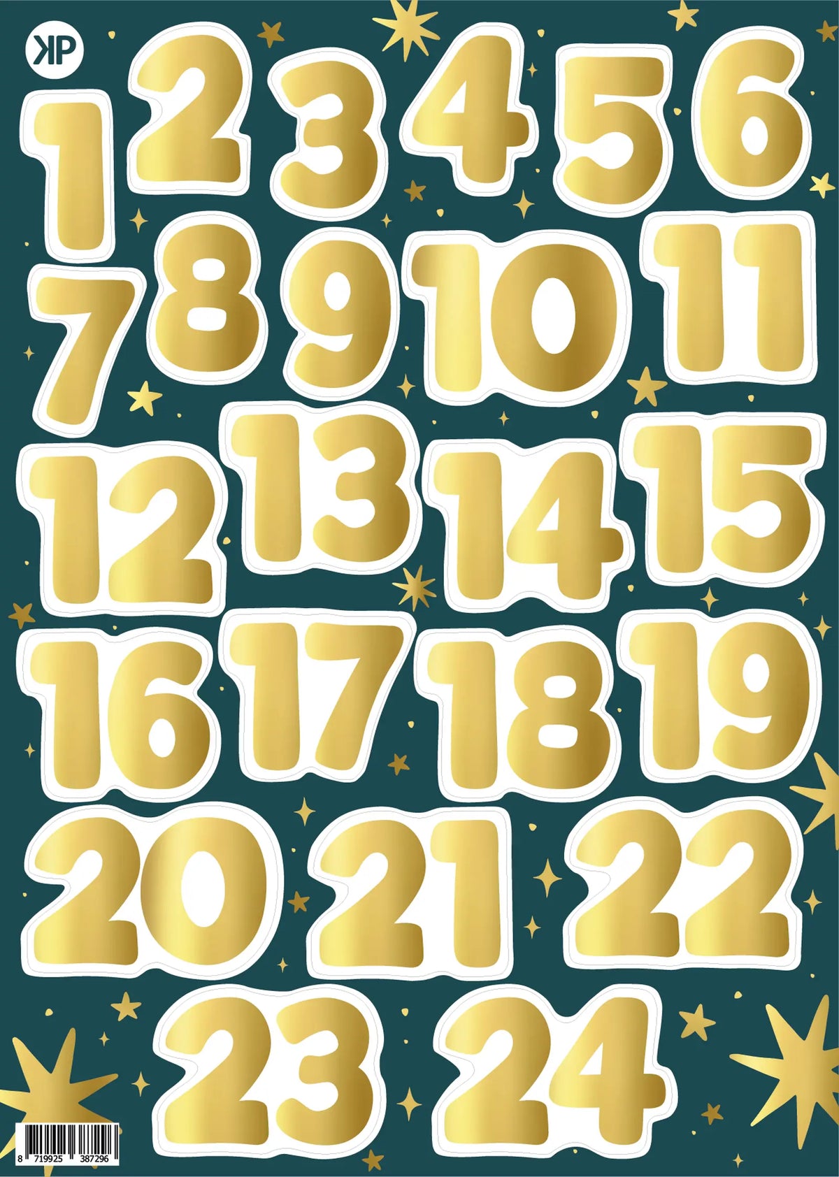 stickervel advent luxe