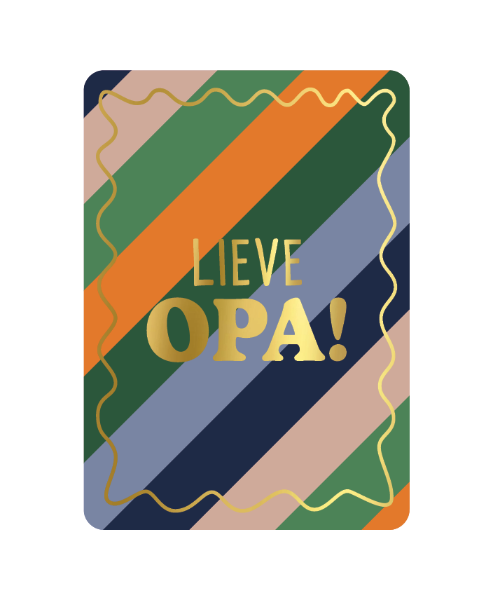 kaart lieve opa!