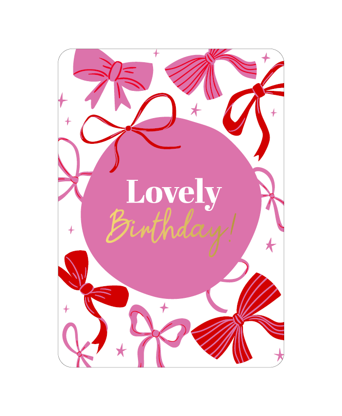 kaart lovely birthday