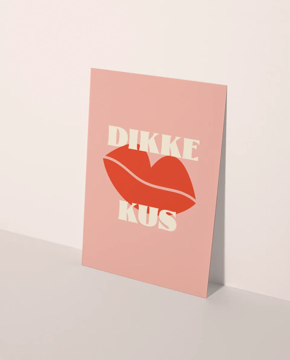 kaart dikke kus