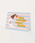 Kaart mini mensje maxi liefde