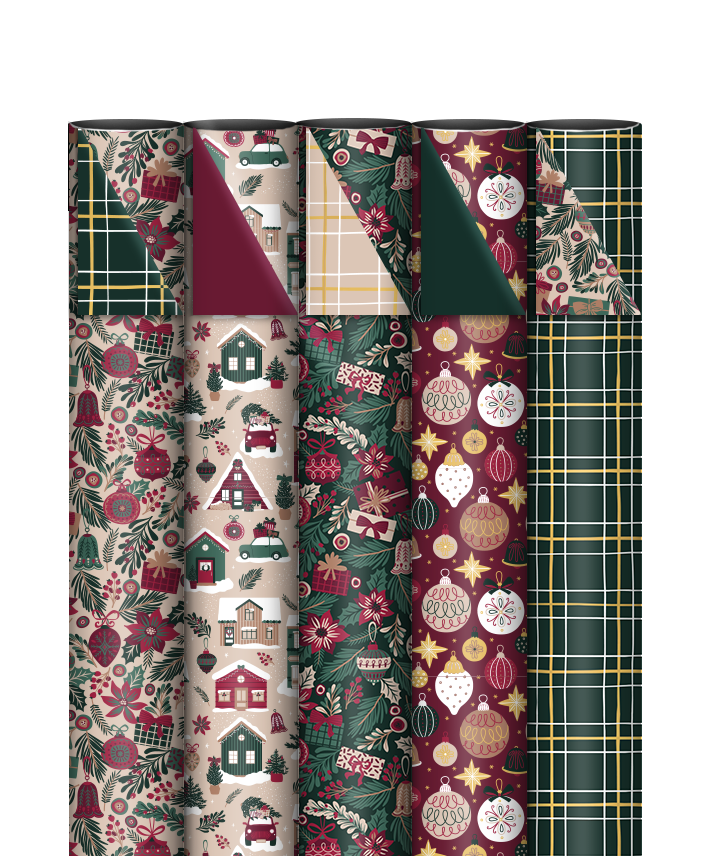 Classic christmas cadeaupapier