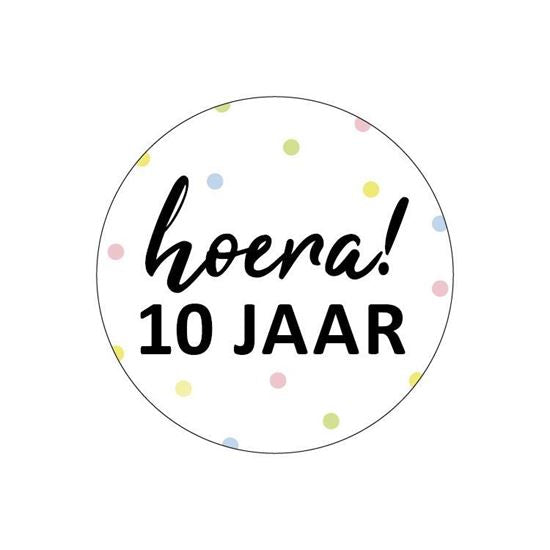 hoera 10 jaar