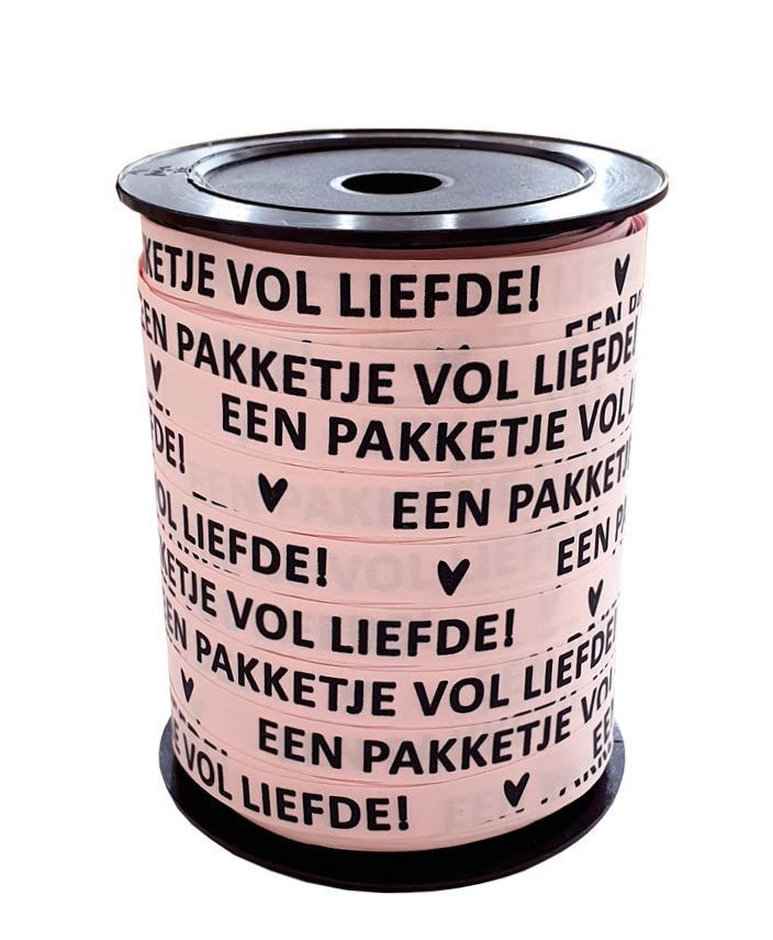 pakketje vol liefde roze