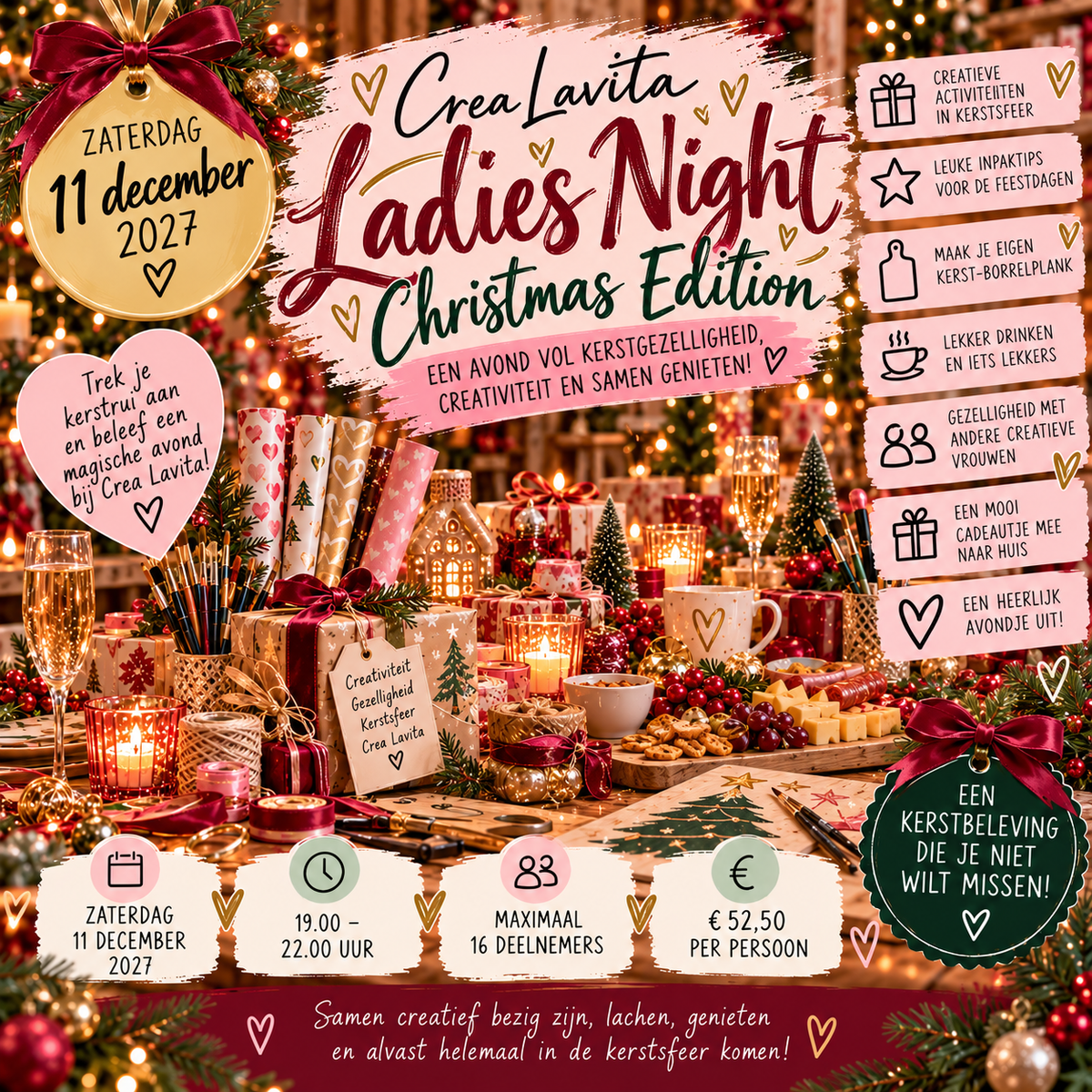 Crea Lavita Ladies Night – Christmas Edition 🎄✨ - 11 december 2027