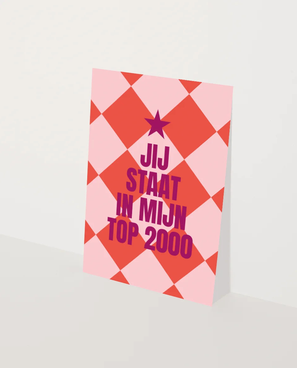 Kaart; Jij staat in mijn Top 2000