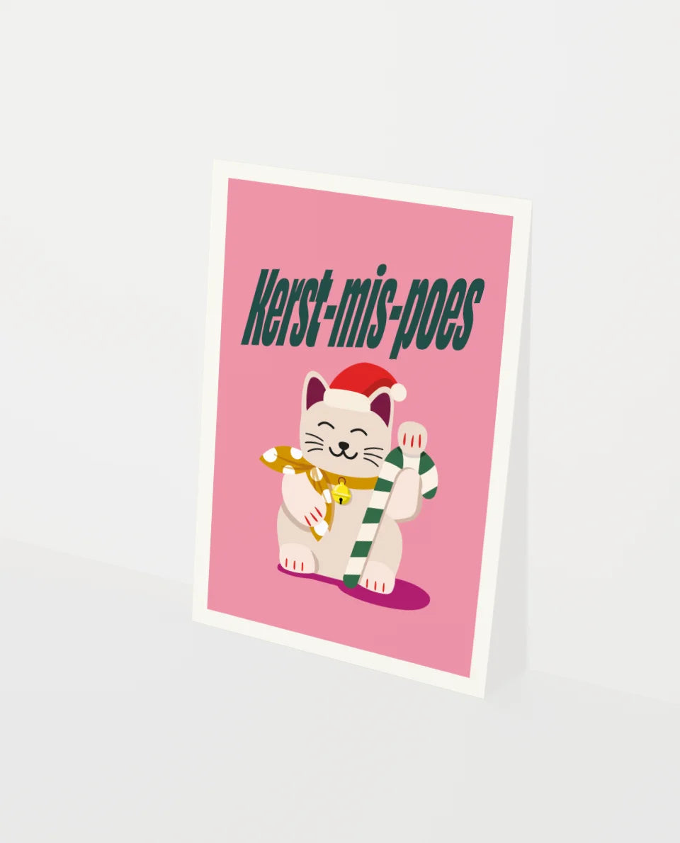 Kaart; Kerst-mis-poes