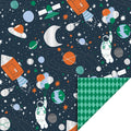 Cadeaupapier; Space - 70x300cm